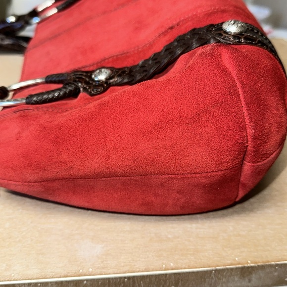 Brighton Beautiful Suede & Leather Handbag in Perfect Condition - Picture 9 of 13